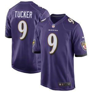 Baltimore Ravens Justin Tucker Nike Game Jersey